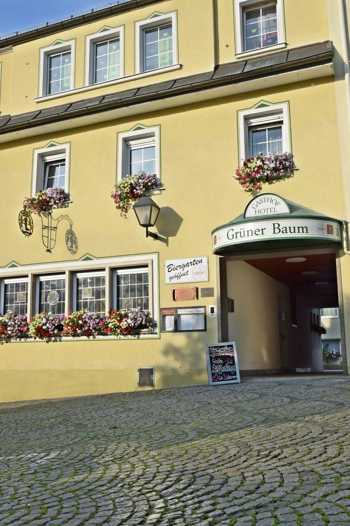 Hotel Grüner Baum Naila Exterior foto